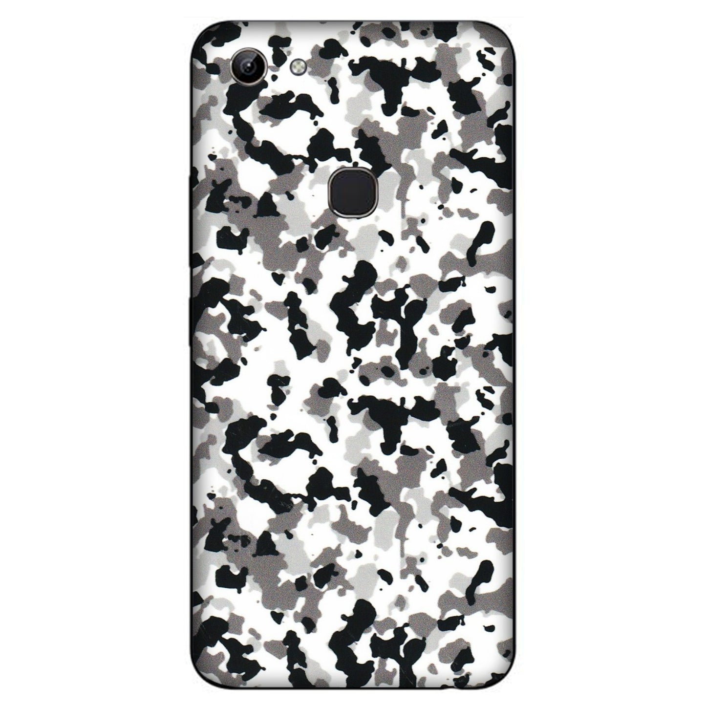 VIVO Y Series Phone Skins (All Models) - White Black Camouflage - 3D Embossed Finish (L-18) Vivo Y81