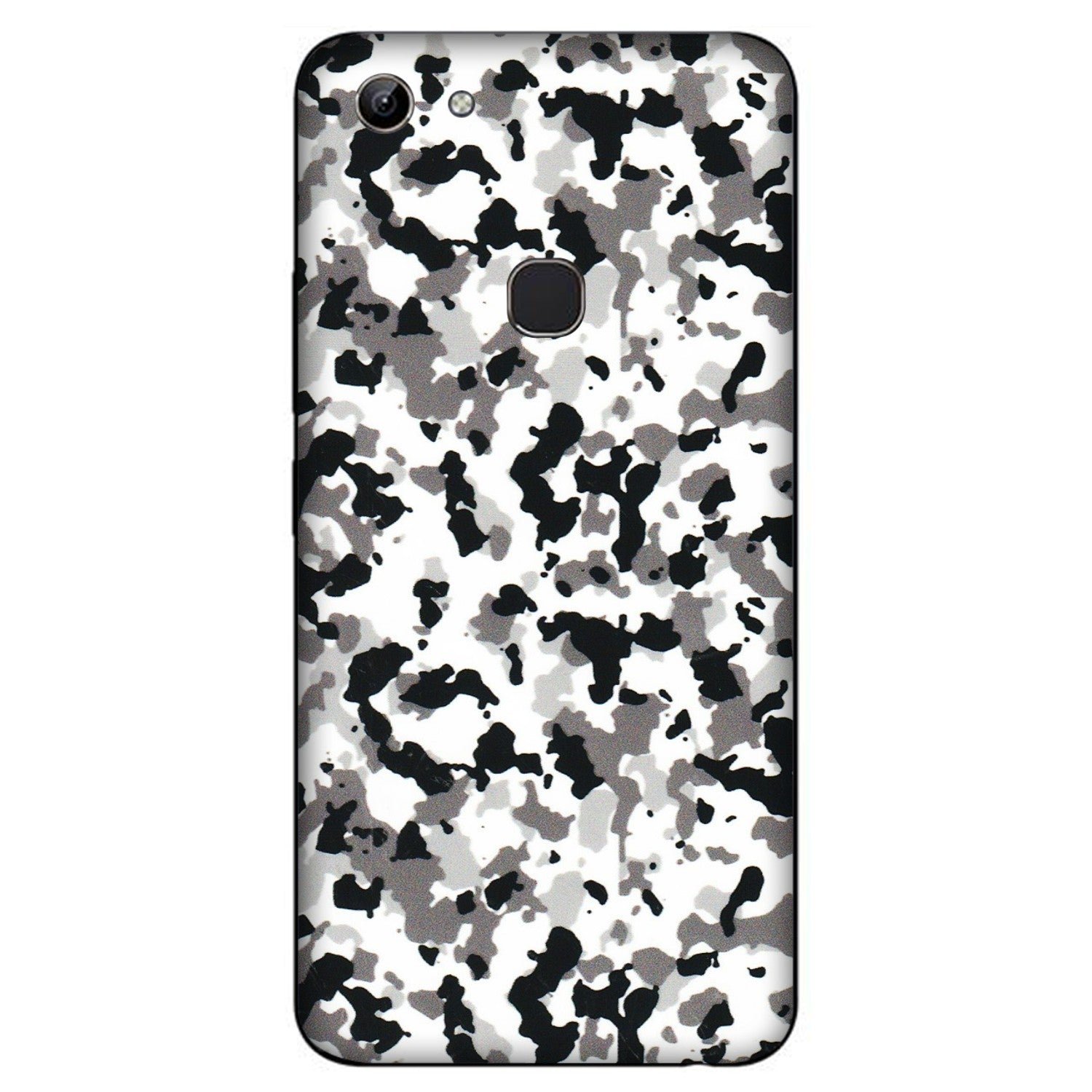 VIVO Y Series Phone Skins (All Models) - White Black Camouflage - 3D Embossed Finish (L-18) Vivo Y81
