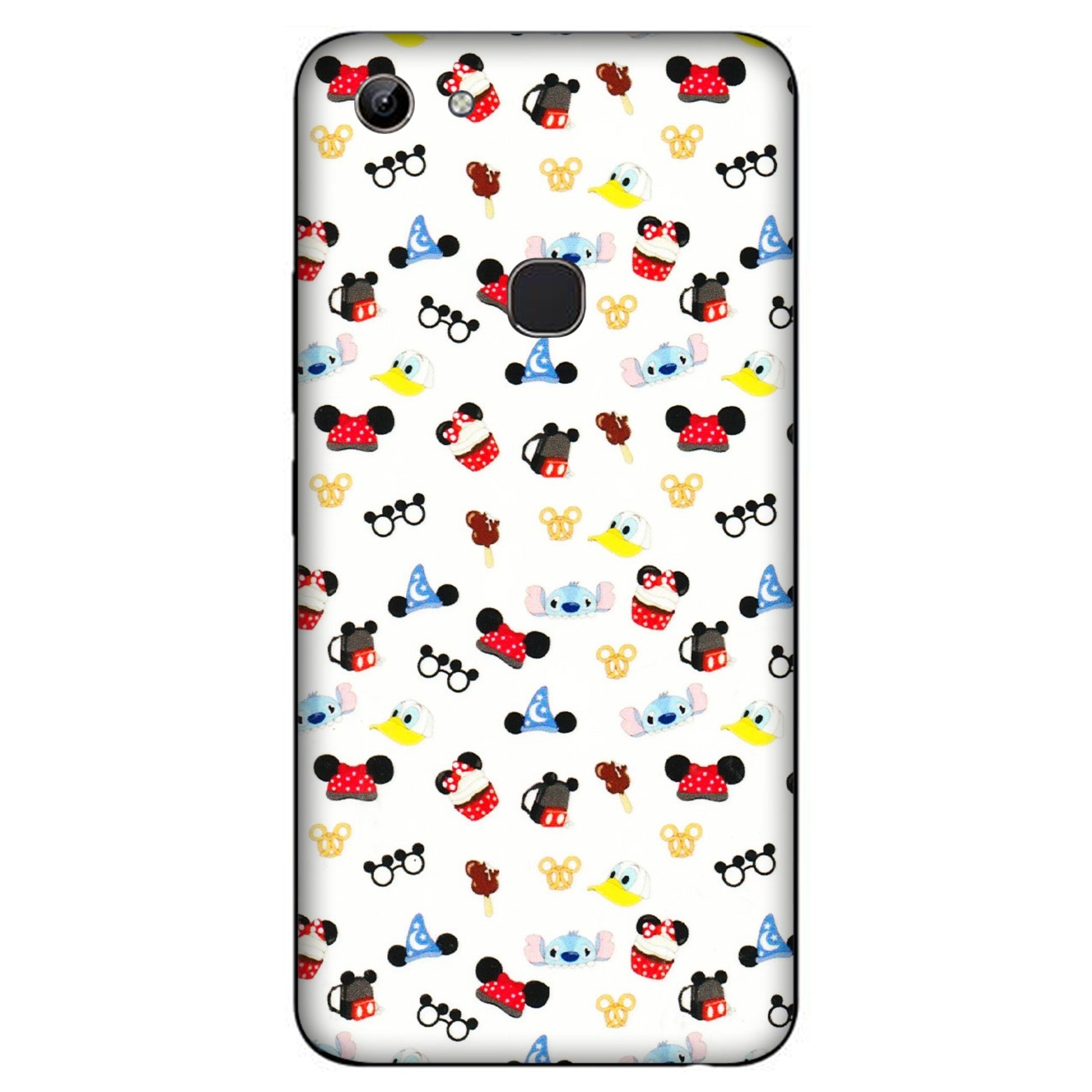 VIVO Y Series Phone Skins (All Models) - Minnie Mouse & Donald Doodles s - 3D Embossed Finish (L-194) Vivo Y81