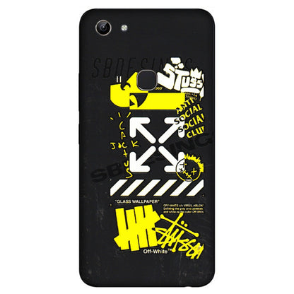 VIVO Y Series Phone Skins (All Models) - Anti Social Graffiti - 3D Embossed Finish (L-198) Vivo Y81