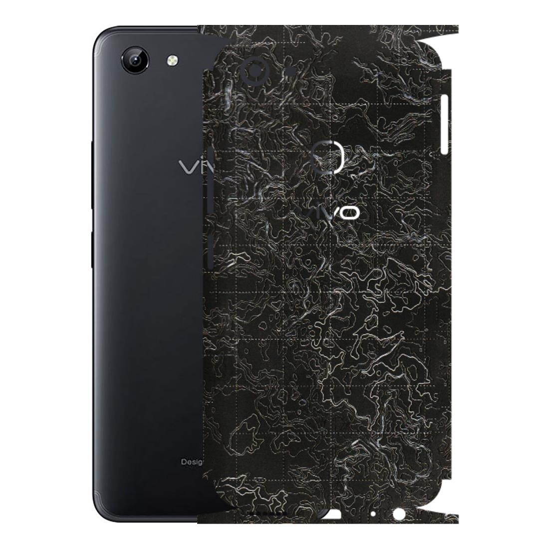 VIVO Y Series Phone Skins (All Models) - Black map Texture - 3D Embossed Finish (L-201) Vivo Y81