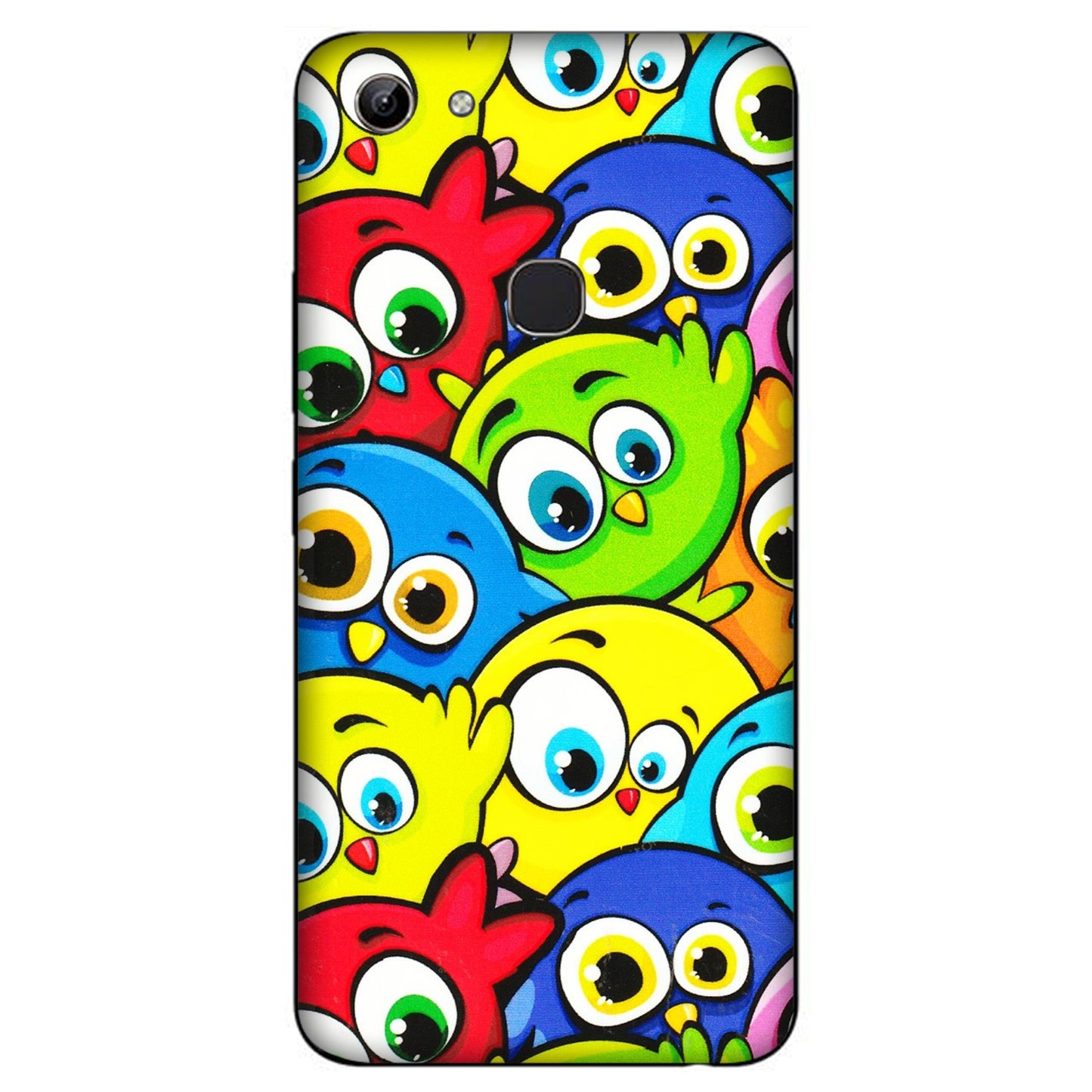 VIVO Y Series Phone Skins (All Models) - Cute Fluffy Birds - 3D Embossed Finish (L-213) Vivo Y81