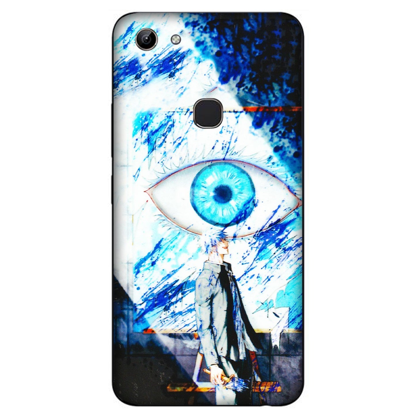 VIVO Y Series Phone Skins (All Models) - Gojo Satoru evil eye - 3D Embossed Finish (L-239) Vivo Y81