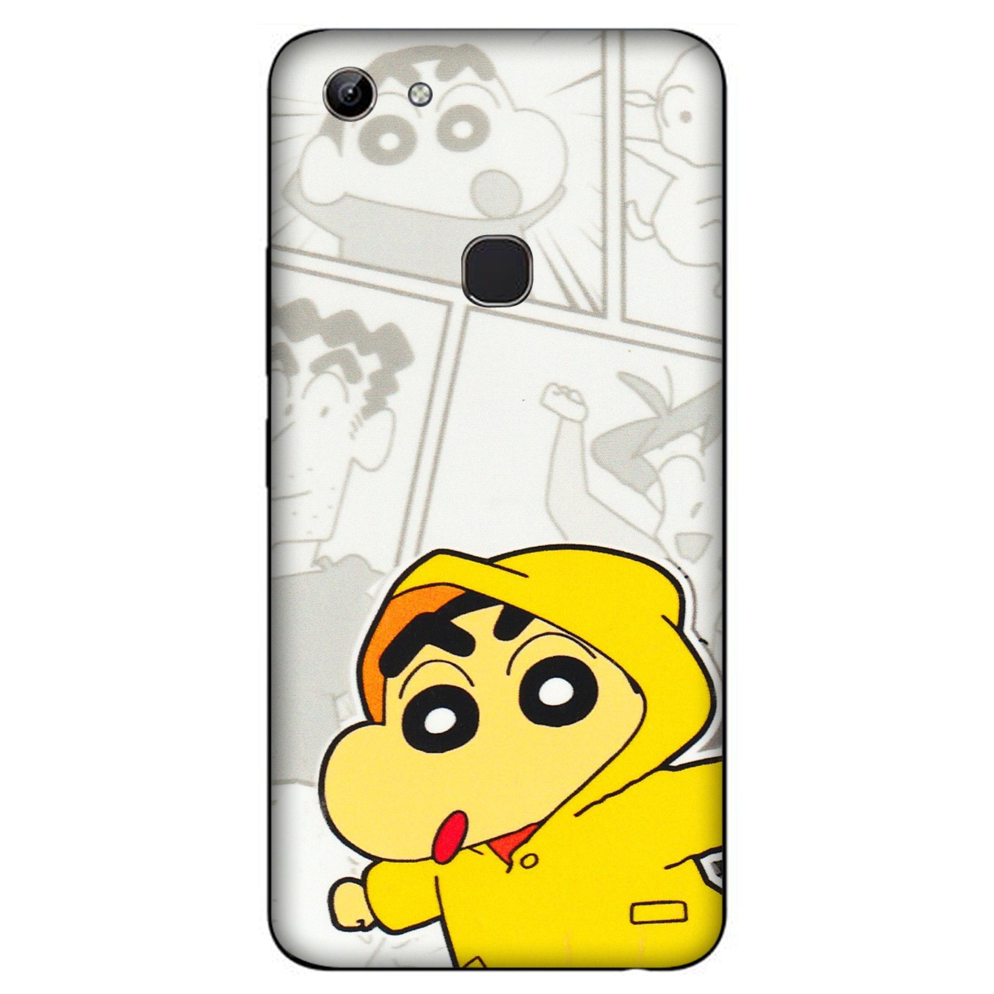 VIVO Y Series Phone Skins (All Models) - Yellow Shinchan Comic - 3D Embossed Finish (L-246) Vivo Y81