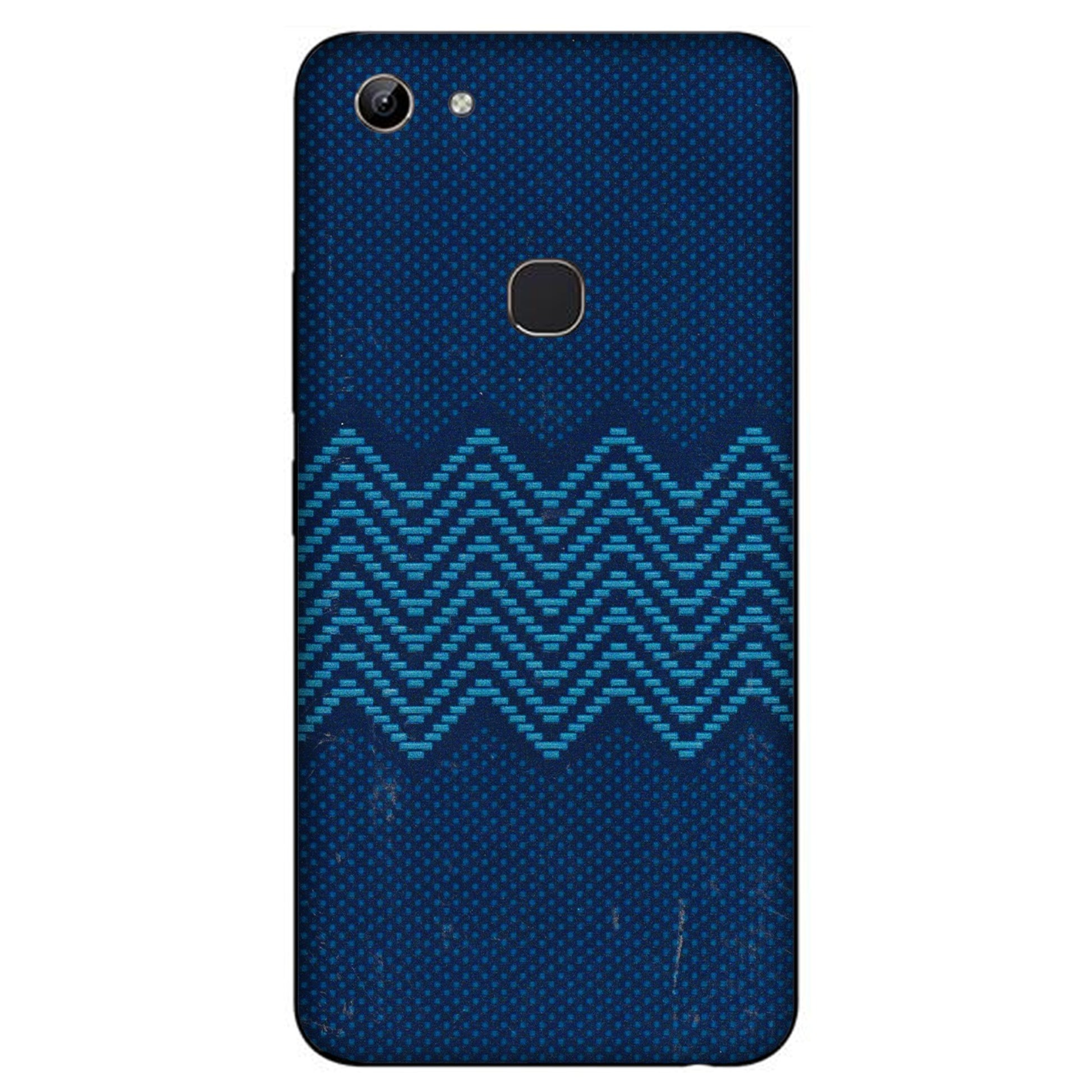 VIVO Y Series Phone Skins (All Models) - Blue Sober Waves - 3D Embossed Finish (L-306) Vivo Y81