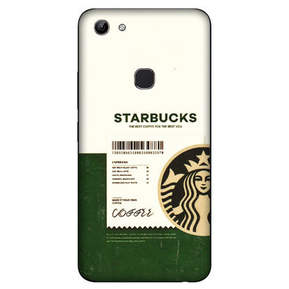 VIVO Y Series Phone Skins (All Models) - Starbucks Barcode - 3D Embossed Finish (L-308) Vivo Y81
