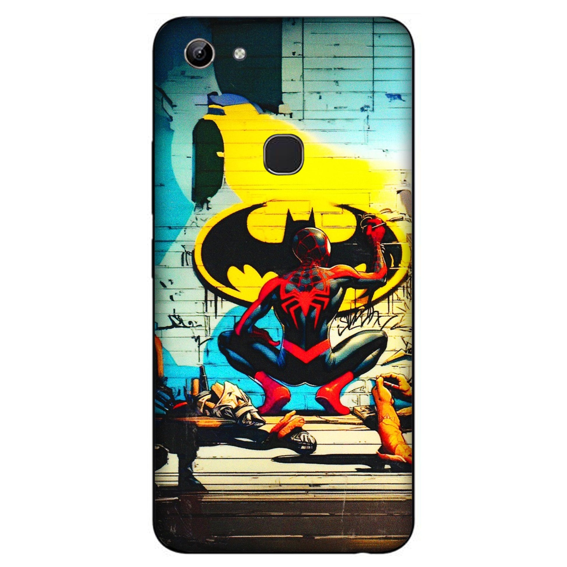 VIVO Y Series Phone Skins (All Models) - New Spiderman Bat Logo - 3D Embossed Finish (L-309) Vivo Y81