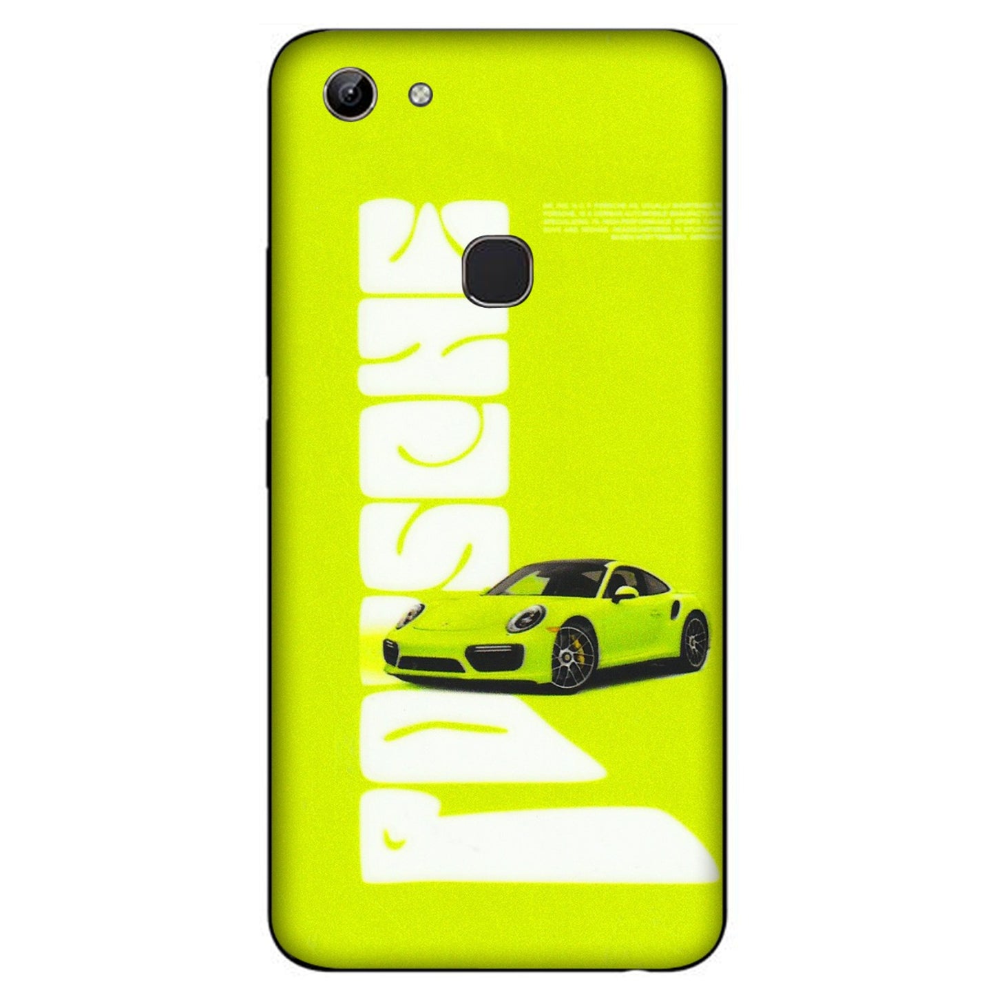 VIVO Y Series Phone Skins (All Models) - Lime Green Porche - 3D Embossed Finish (L-30) Vivo Y81