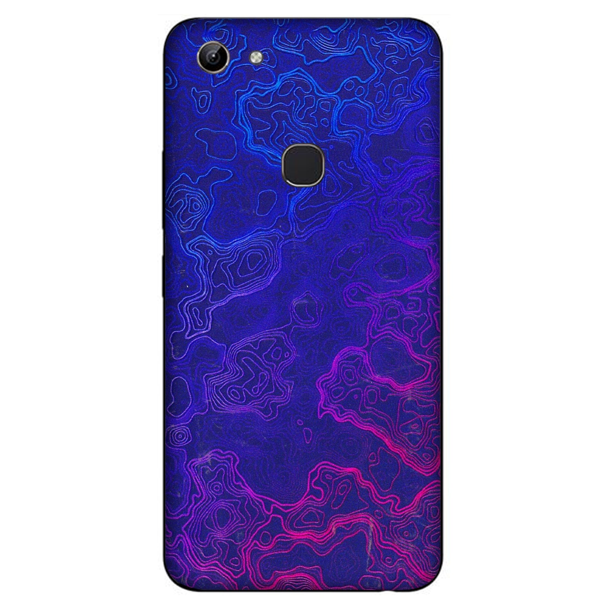 VIVO Y Series Phone Skins (All Models) - Purple Ripples Swirl - 3D Embossed Finish (L-314) Vivo Y81