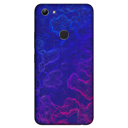 VIVO Y Series Phone Skins (All Models) - Purple Ripples Swirl - 3D Embossed Finish (L-314) Vivo Y81