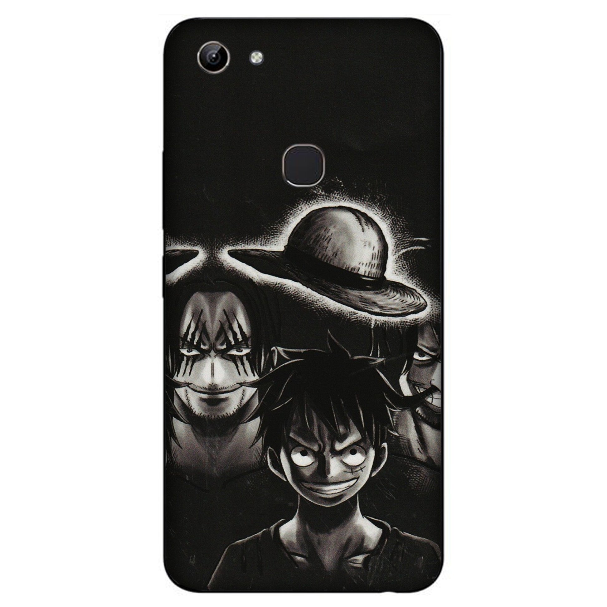 VIVO Y Series Phone Skins (All Models) - Black Luffy Hat - 3D Embossed Finish (L-57) Vivo Y81