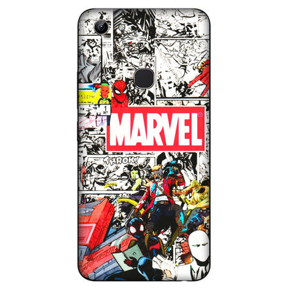 VIVO Y Series Phone Skins (All Models) - Marvel Colorful Comic - 3D Embossed Finish (L-64) Vivo Y81