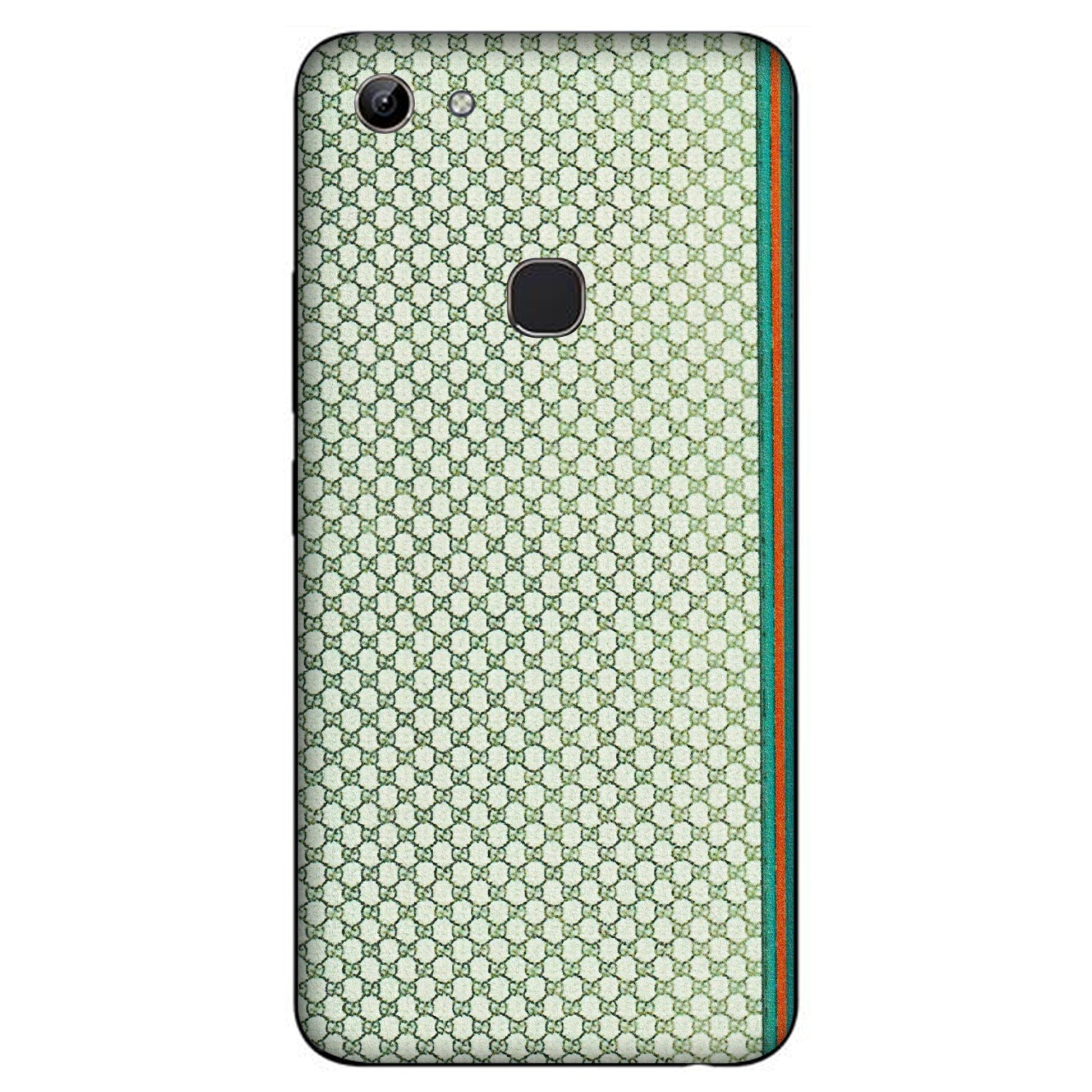 VIVO Y Series Phone Skins (All Models) - Gucci Fabric Pattern - 3D Embossed Finish (L-73) Vivo Y81