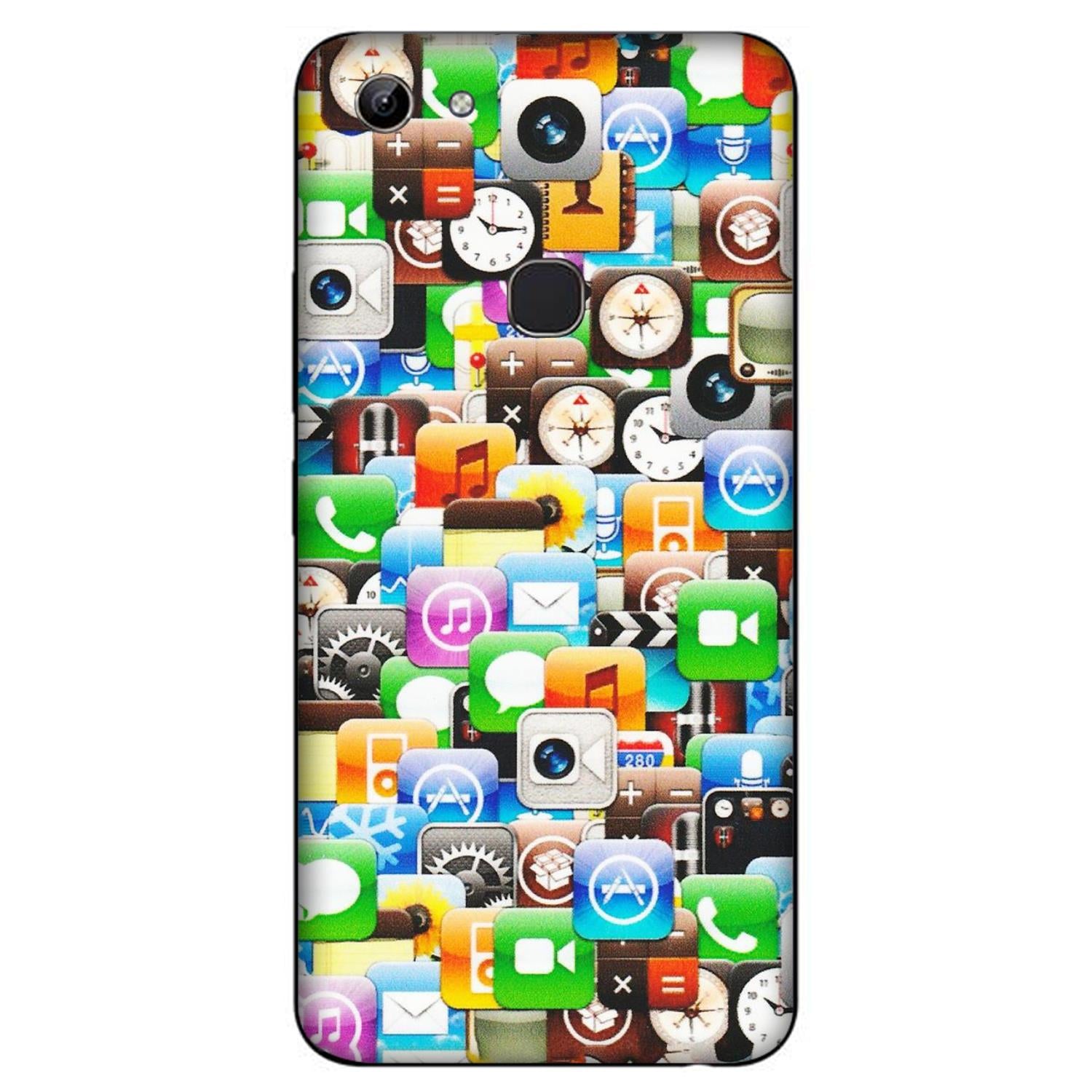 VIVO Y Series Phone Skins (All Models) - All Apple Icons - Matte Finish (M-93) Vivo Y81
