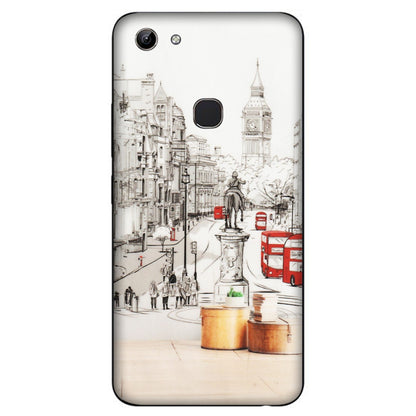 VIVO Y Series Phone Skins (All Models) - London Street - Transparent Finish (T-02) Vivo Y81