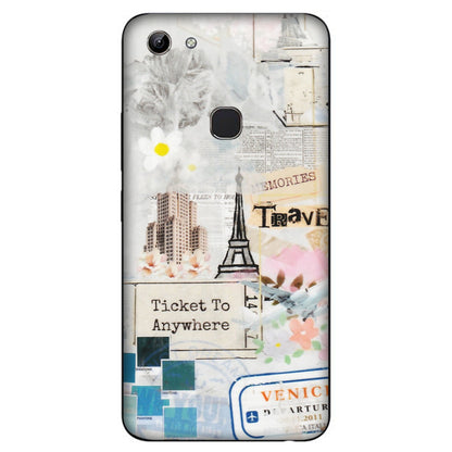 VIVO Y Series Phone Skins (All Models) - Travel Memories - Transparent Finish (T-09) Vivo Y81