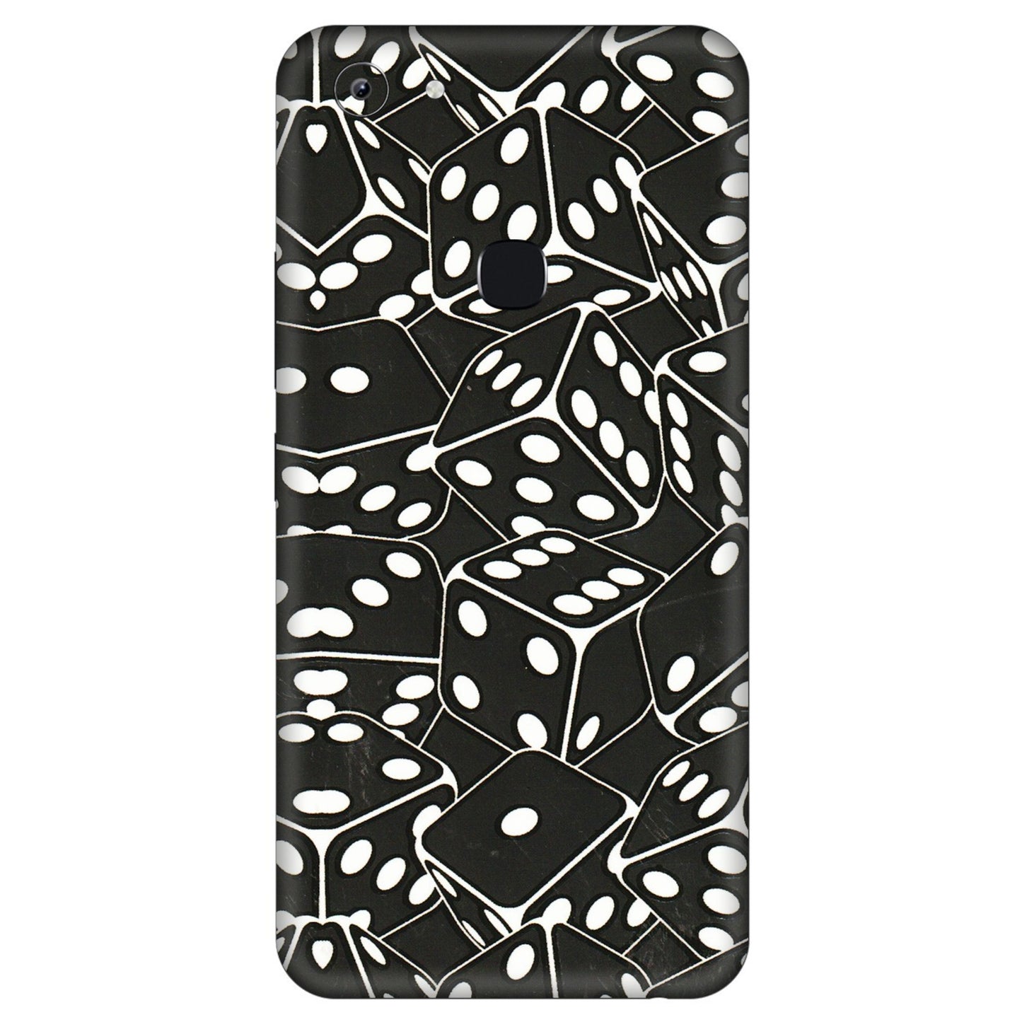 VIVO Y Series Phone Skins (All Models) - Big Black Dices - 3D Embossed Finish (L-106) Vivo Y83