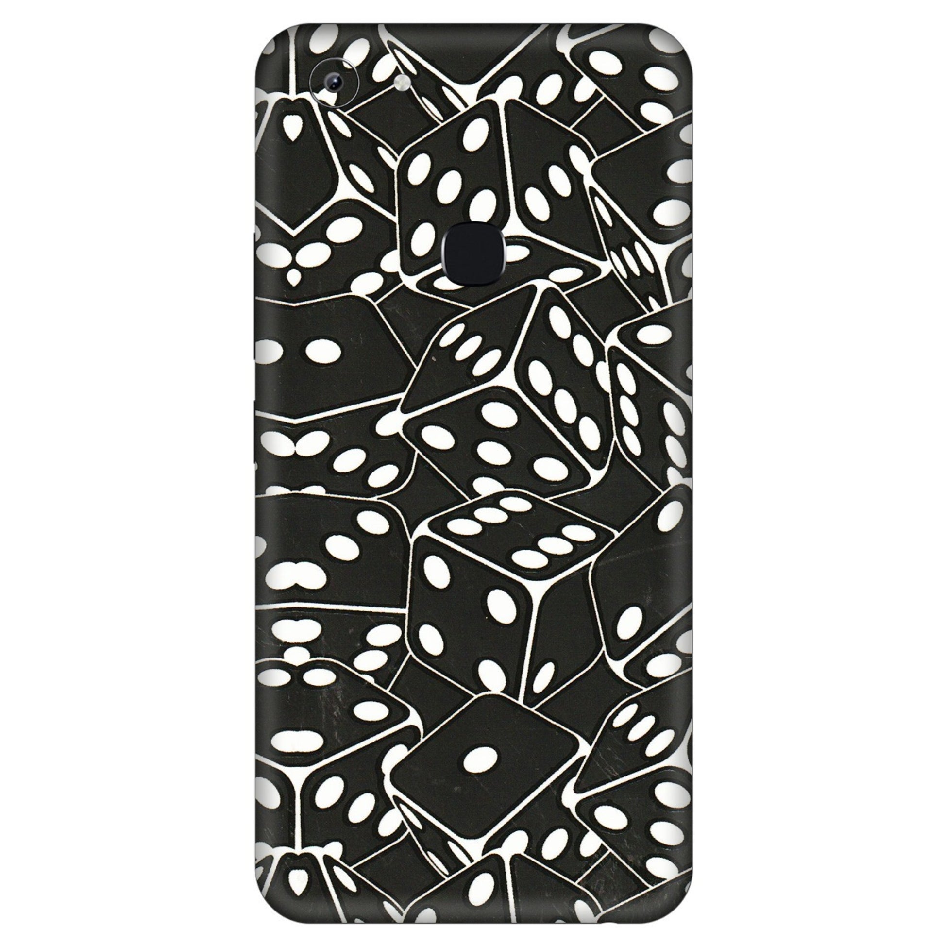 VIVO Y Series Phone Skins (All Models) - Big Black Dices - 3D Embossed Finish (L-106) Vivo Y83