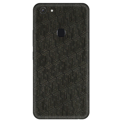 VIVO Y Series Phone Skins (All Models) - Black Abstract Pattern - 3D Embossed Finish (L-117) Vivo Y83