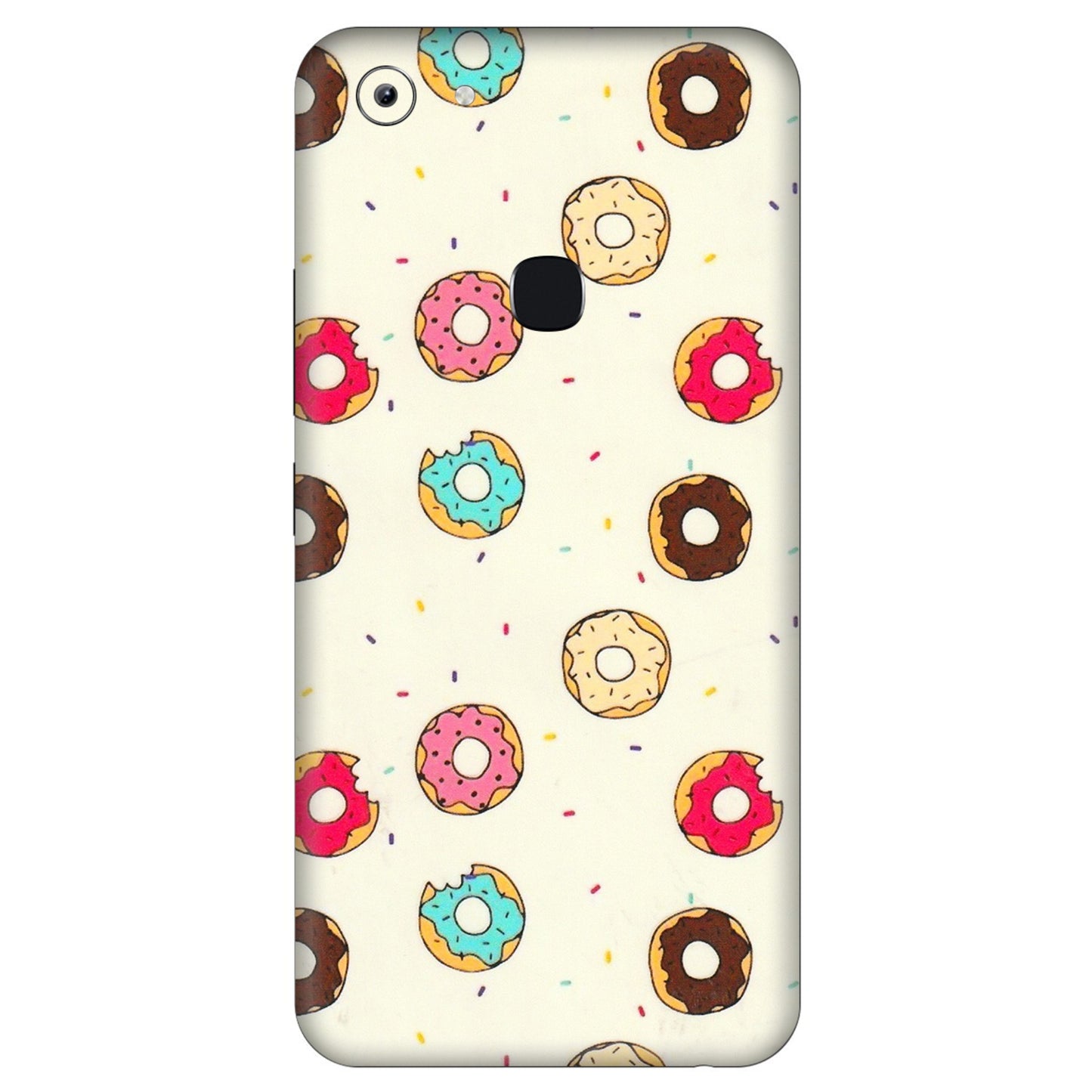 VIVO Y Series Phone Skins (All Models) - Mini Donuts Doodle Art - 3D Embossed Finish (L-122) Vivo Y83