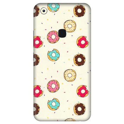 VIVO Y Series Phone Skins (All Models) - Mini Donuts Doodle Art - 3D Embossed Finish (L-122) Vivo Y83