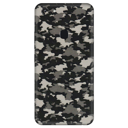 VIVO Y Series Phone Skins (All Models) - Black/Grey Camoflaunge - 3D Embossed Finish (L-142) Vivo Y83