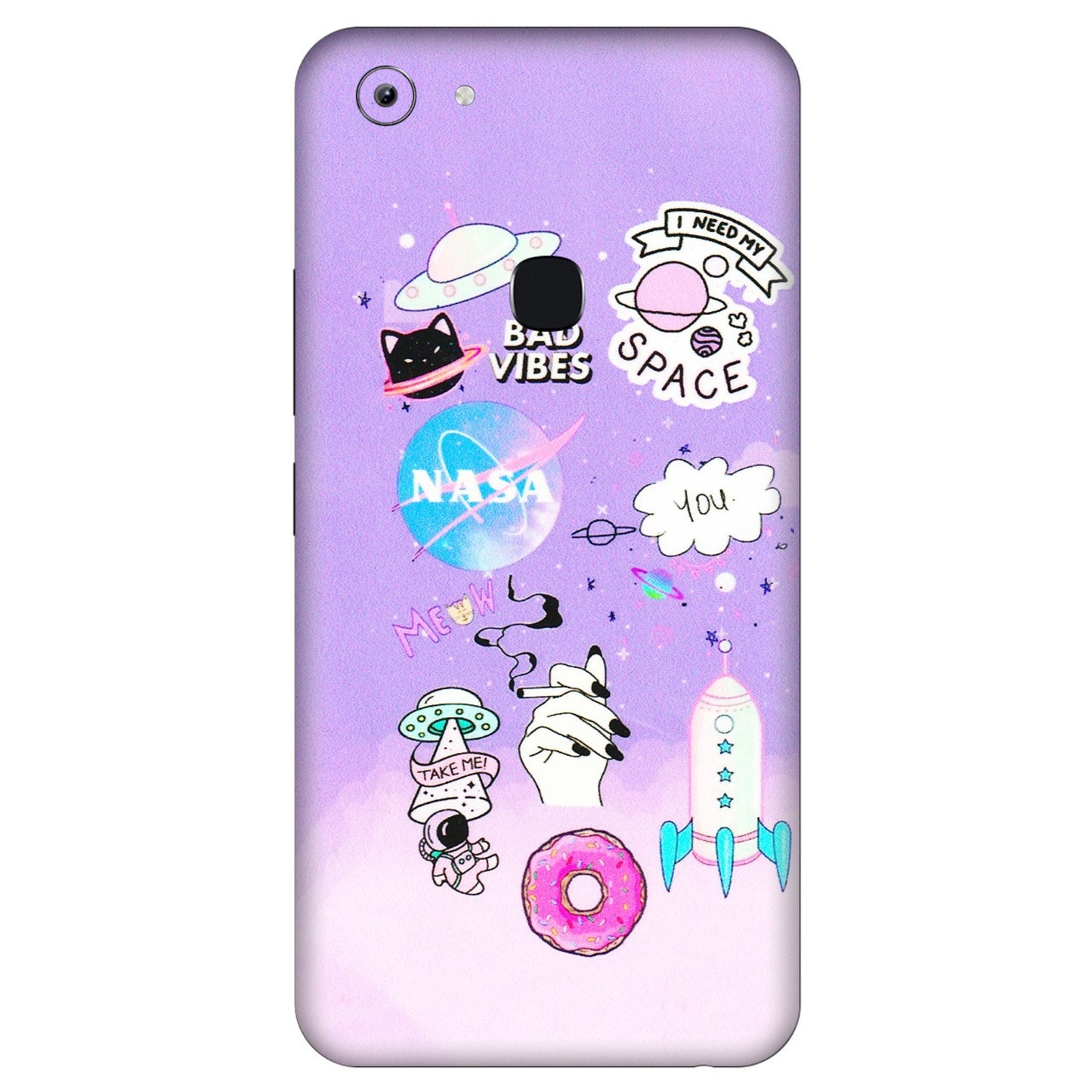 VIVO Y Series Phone Skins (All Models) - I Need My Nasa Skin - 3D Embossed Finish (L-149) Vivo Y83