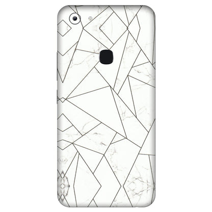 VIVO Y Series Phone Skins (All Models) - Luxury White Marble Effect - 3D Embossed Finish (L-168) Vivo Y83