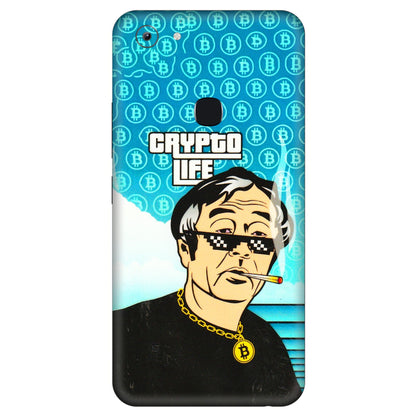 VIVO Y Series Phone Skins (All Models) - Crypto Thug Life - 3D Embossed Finish (L-179) Vivo Y83
