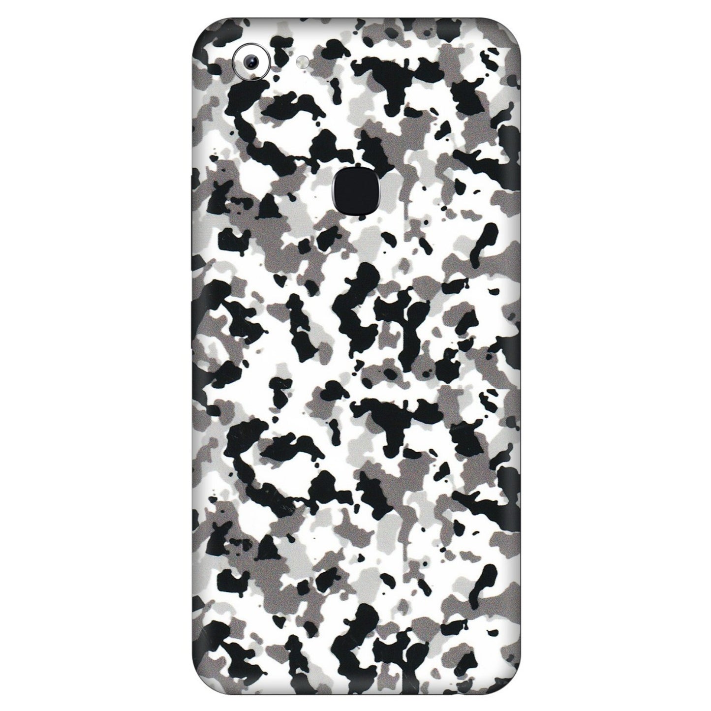 VIVO Y Series Phone Skins (All Models) - White Black Camouflage - 3D Embossed Finish (L-18) Vivo Y83