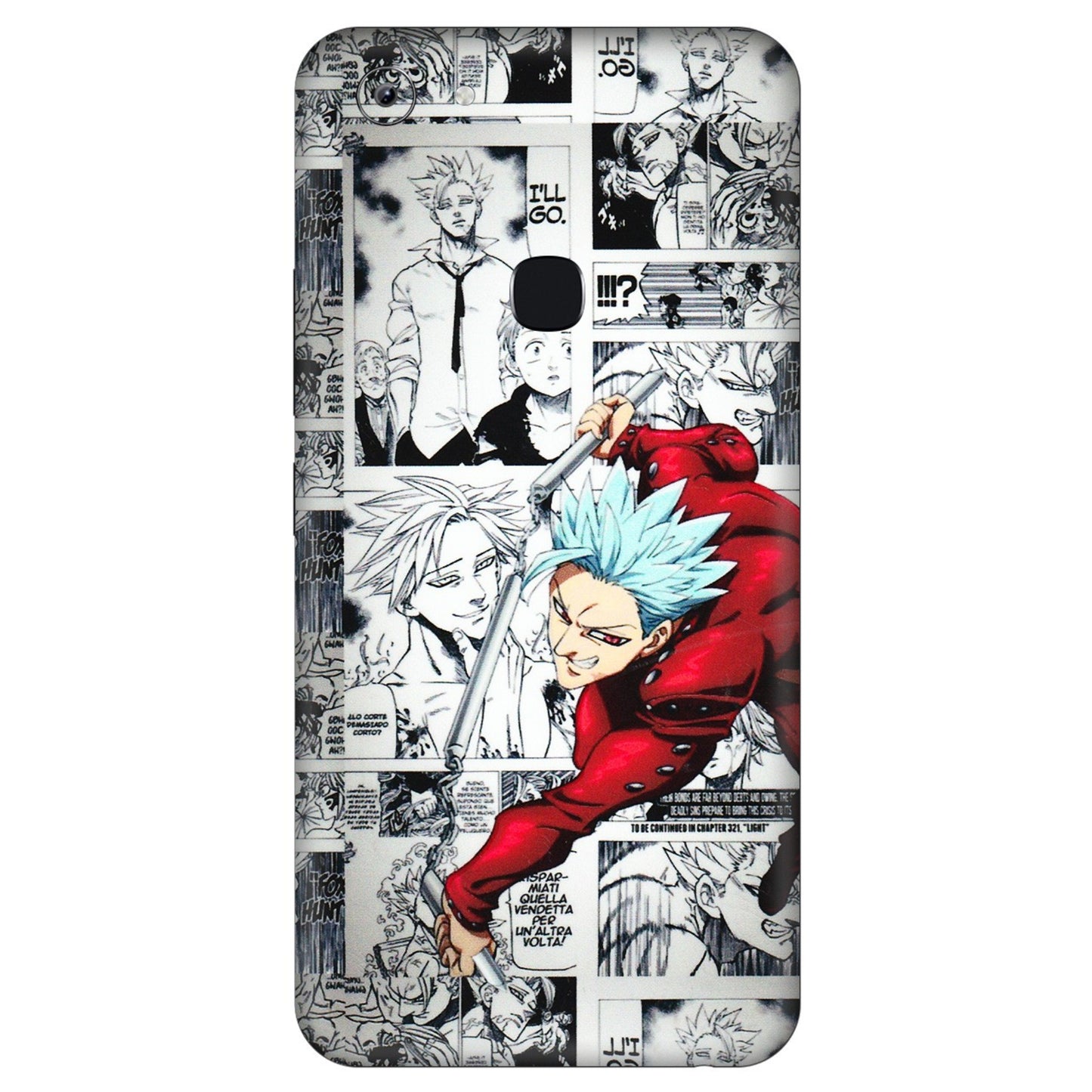 VIVO Y Series Phone Skins (All Models) - Anime Comic - 3D Embossed Finish (L-192) Vivo Y83