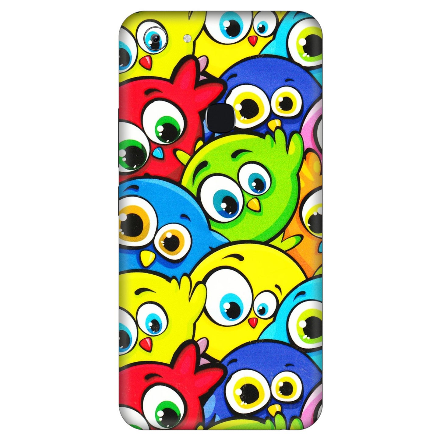 VIVO Y Series Phone Skins (All Models) - Cute Fluffy Birds - 3D Embossed Finish (L-213) Vivo Y83