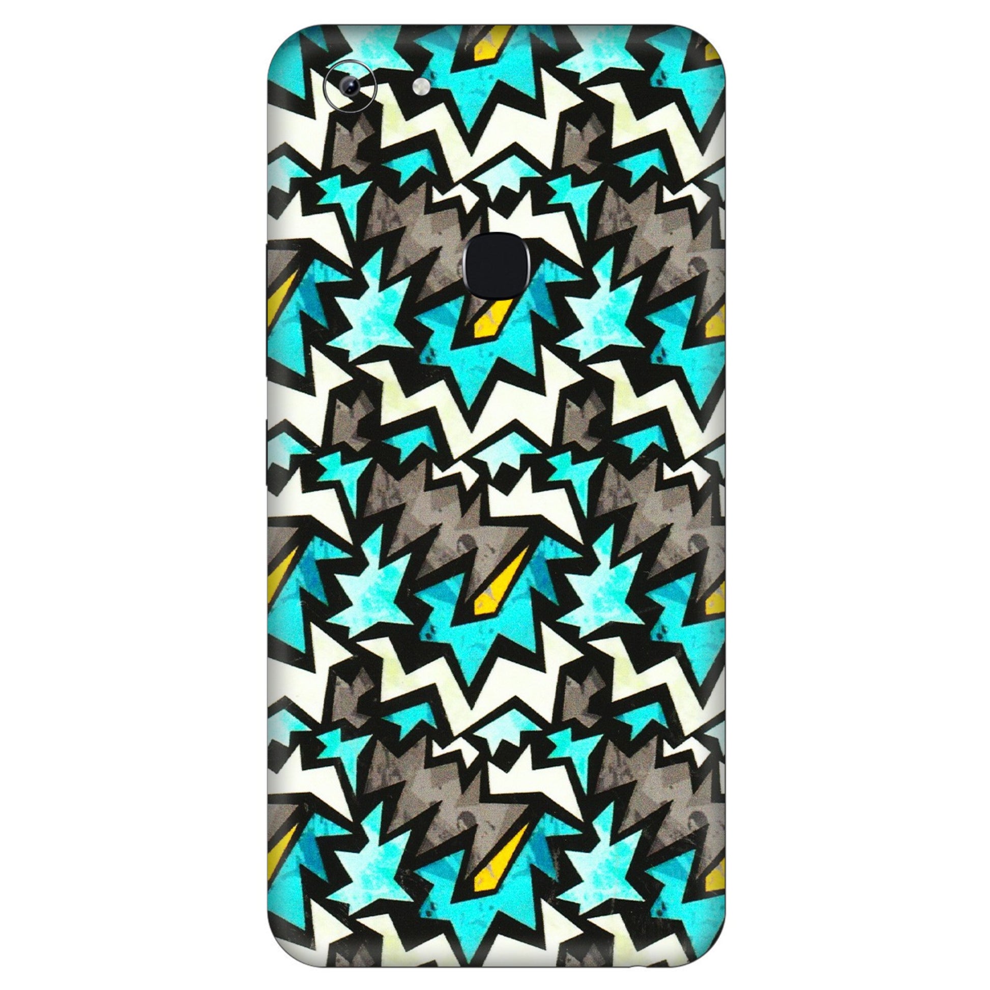 VIVO Y Series Phone Skins (All Models) - Funky Zig Zag - 3D Embossed Finish (L-223) Vivo Y83