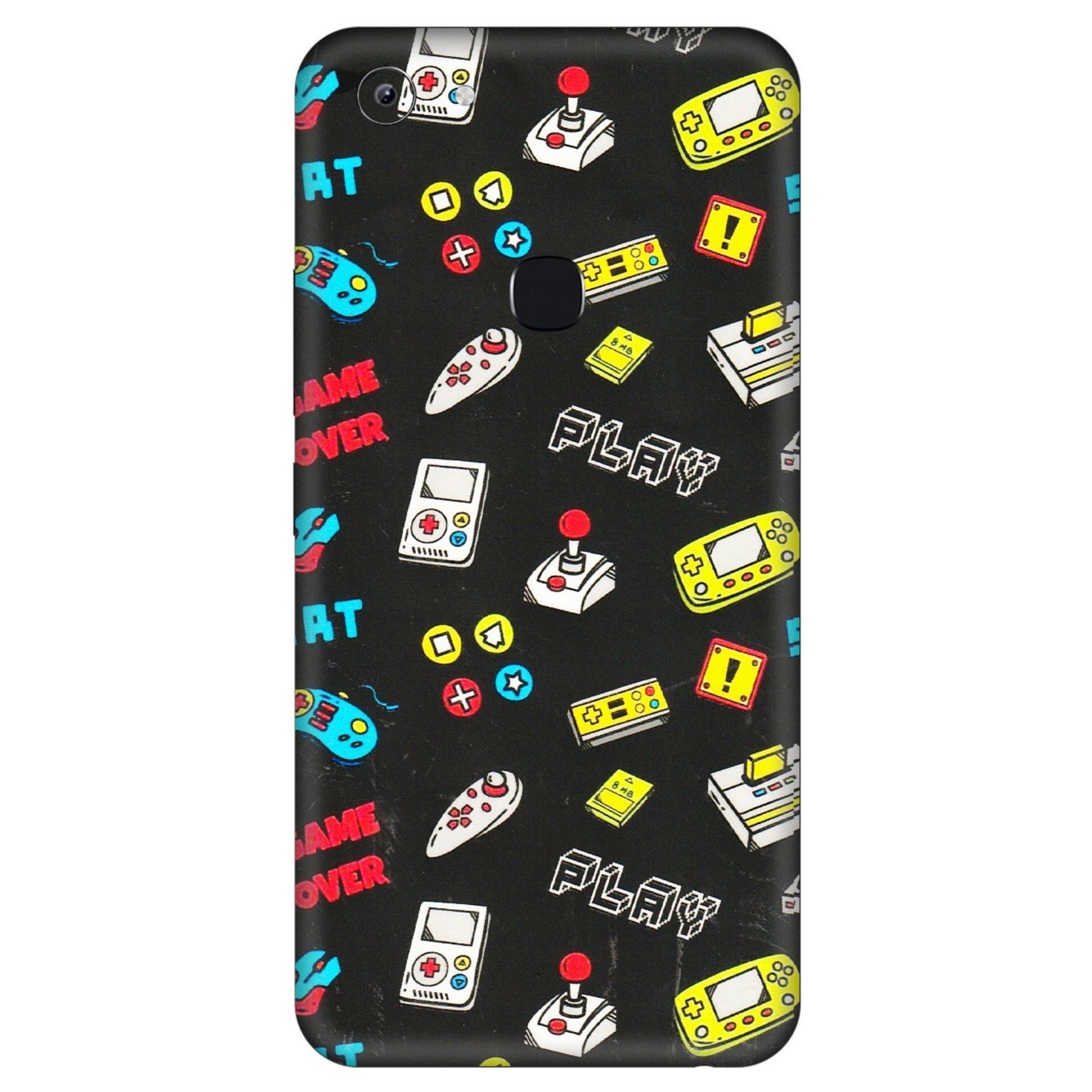 VIVO Y Series Phone Skins (All Models) - Gaming Doodles - 3D Embossed Finish (L-224) Vivo Y83