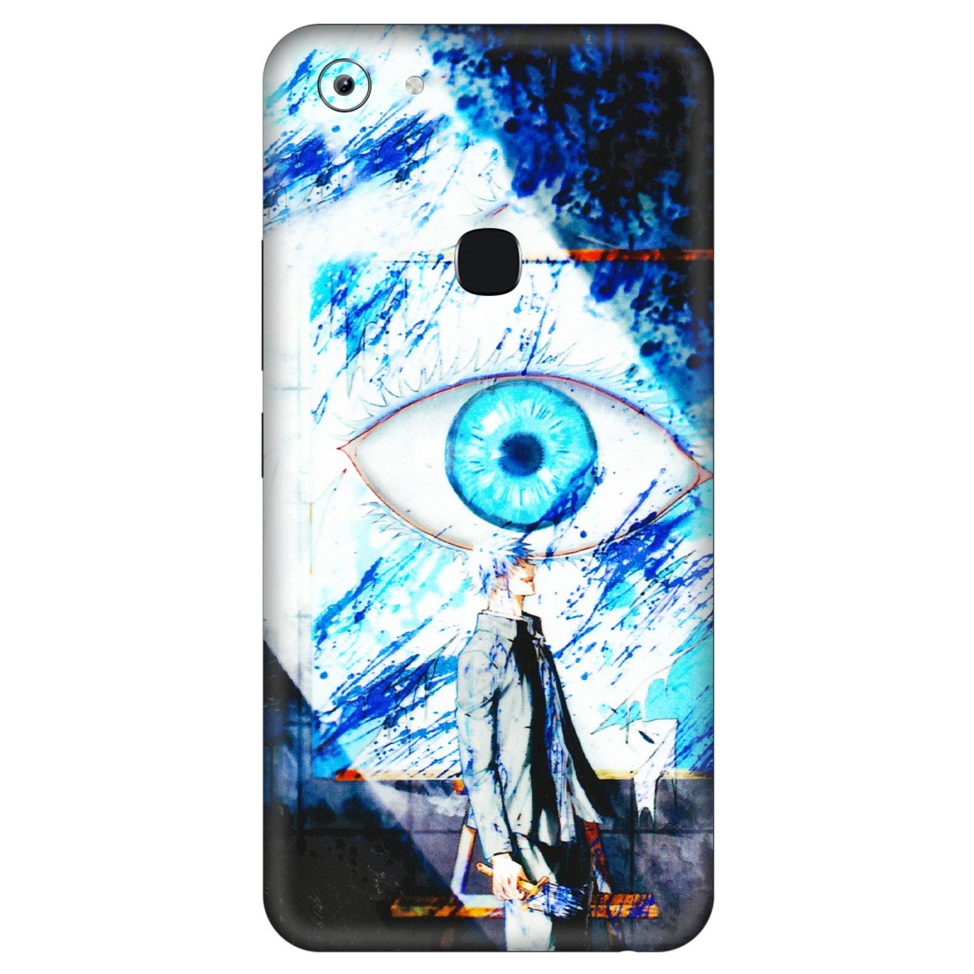 VIVO Y Series Phone Skins (All Models) - Gojo Satoru evil eye - 3D Embossed Finish (L-239) Vivo Y83