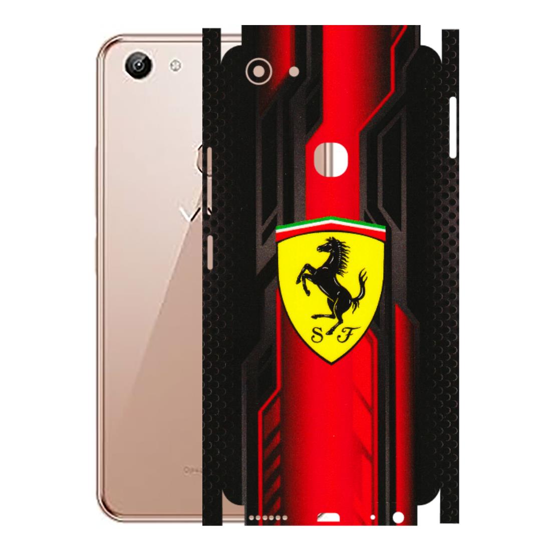 VIVO Y Series Phone Skins (All Models) - Black Ferrari Logo - 3D Embossed Finish (L-253) Vivo Y83