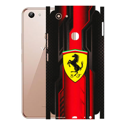 VIVO Y Series Phone Skins (All Models) - Black Ferrari Logo - 3D Embossed Finish (L-253) Vivo Y83