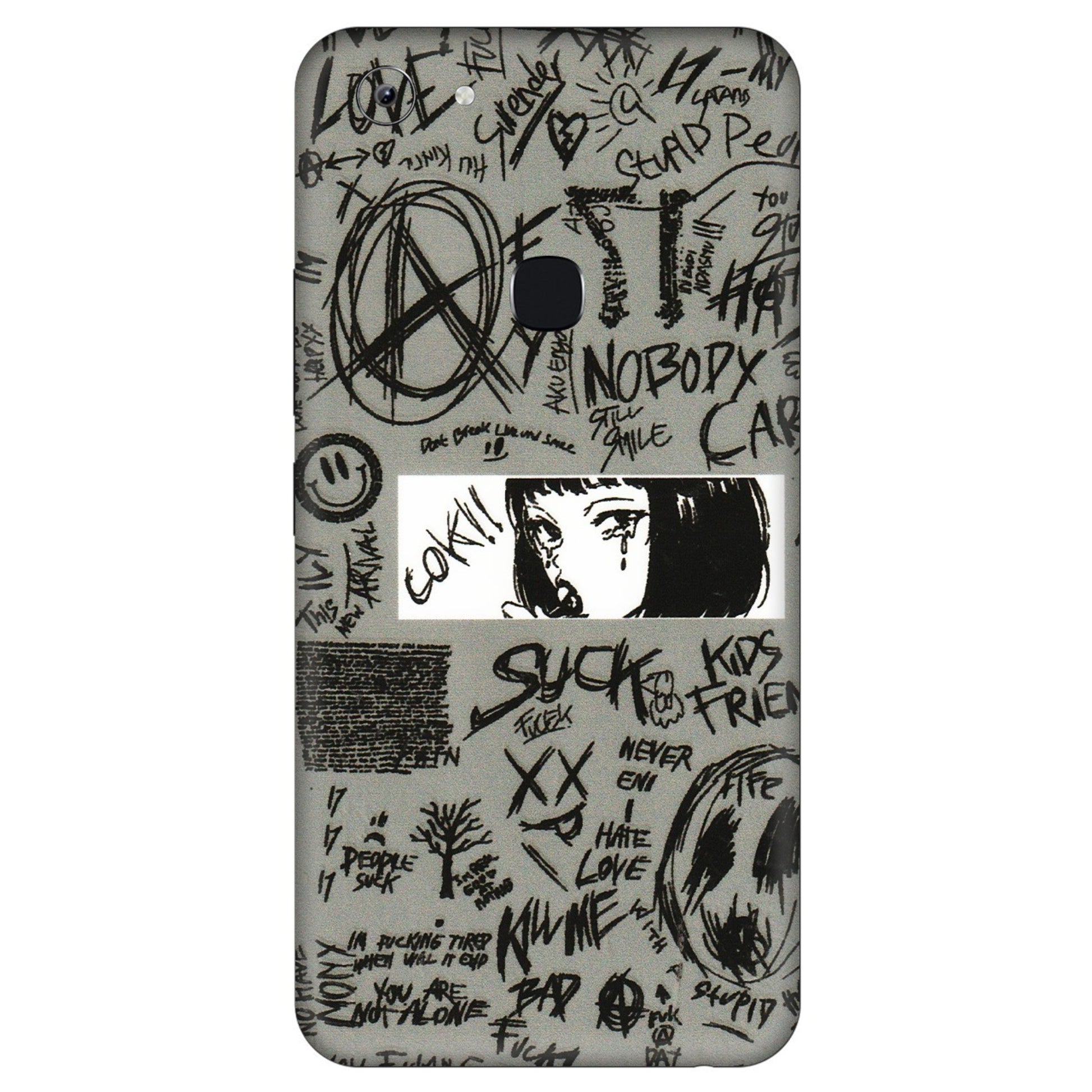 VIVO Y Series Phone Skins (All Models) - Never Have Love Anime - 3D Embossed Finish (L-260) Vivo Y83