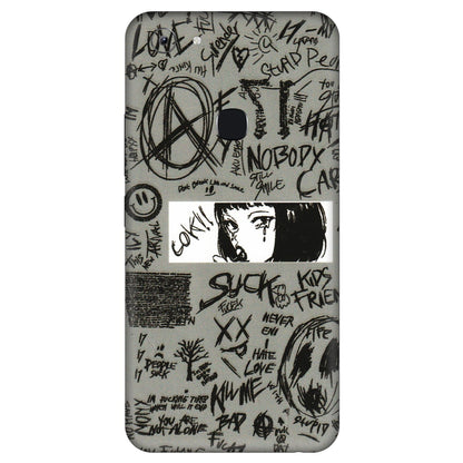 VIVO Y Series Phone Skins (All Models) - Never Have Love Anime - 3D Embossed Finish (L-260) Vivo Y83