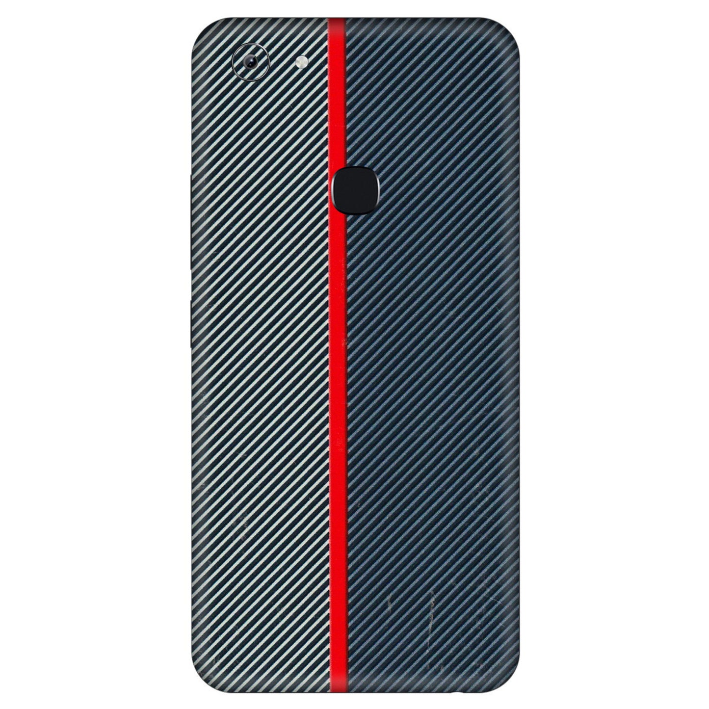 VIVO Y Series Phone Skins (All Models) - Blue Sober Lines - 3D Embossed Finish (L-305) Vivo Y83
