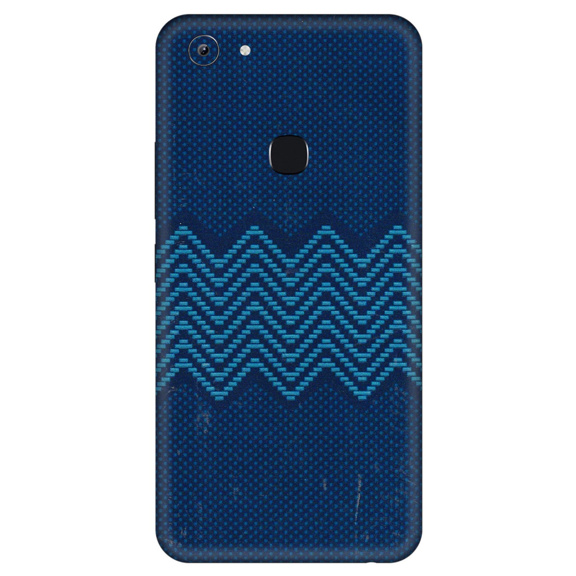 VIVO Y Series Phone Skins (All Models) - Blue Sober Waves - 3D Embossed Finish (L-306) Vivo Y83