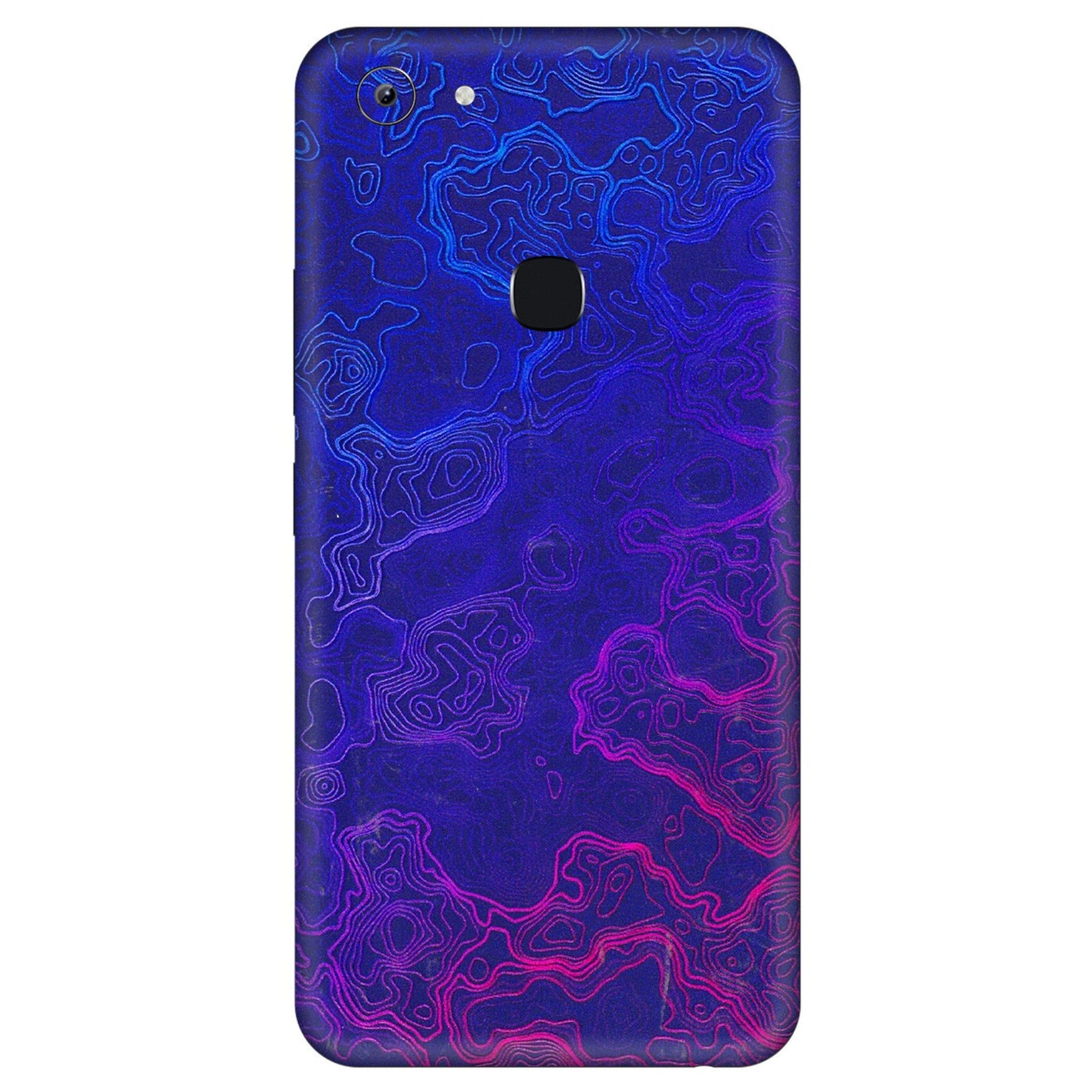 VIVO Y Series Phone Skins (All Models) - Purple Ripples Swirl - 3D Embossed Finish (L-314) Vivo Y83