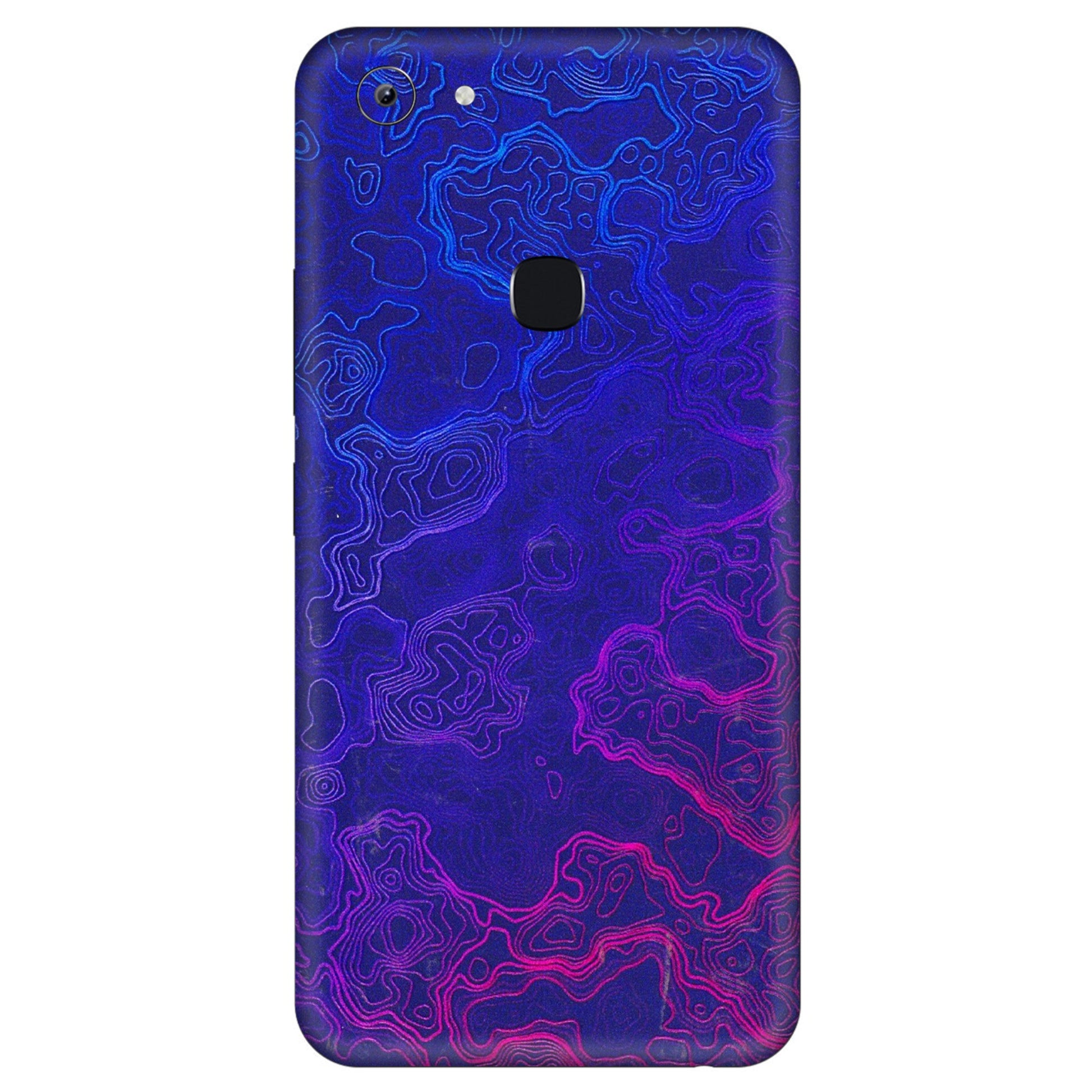 VIVO Y Series Phone Skins (All Models) - Purple Ripples Swirl - 3D Embossed Finish (L-314) Vivo Y83
