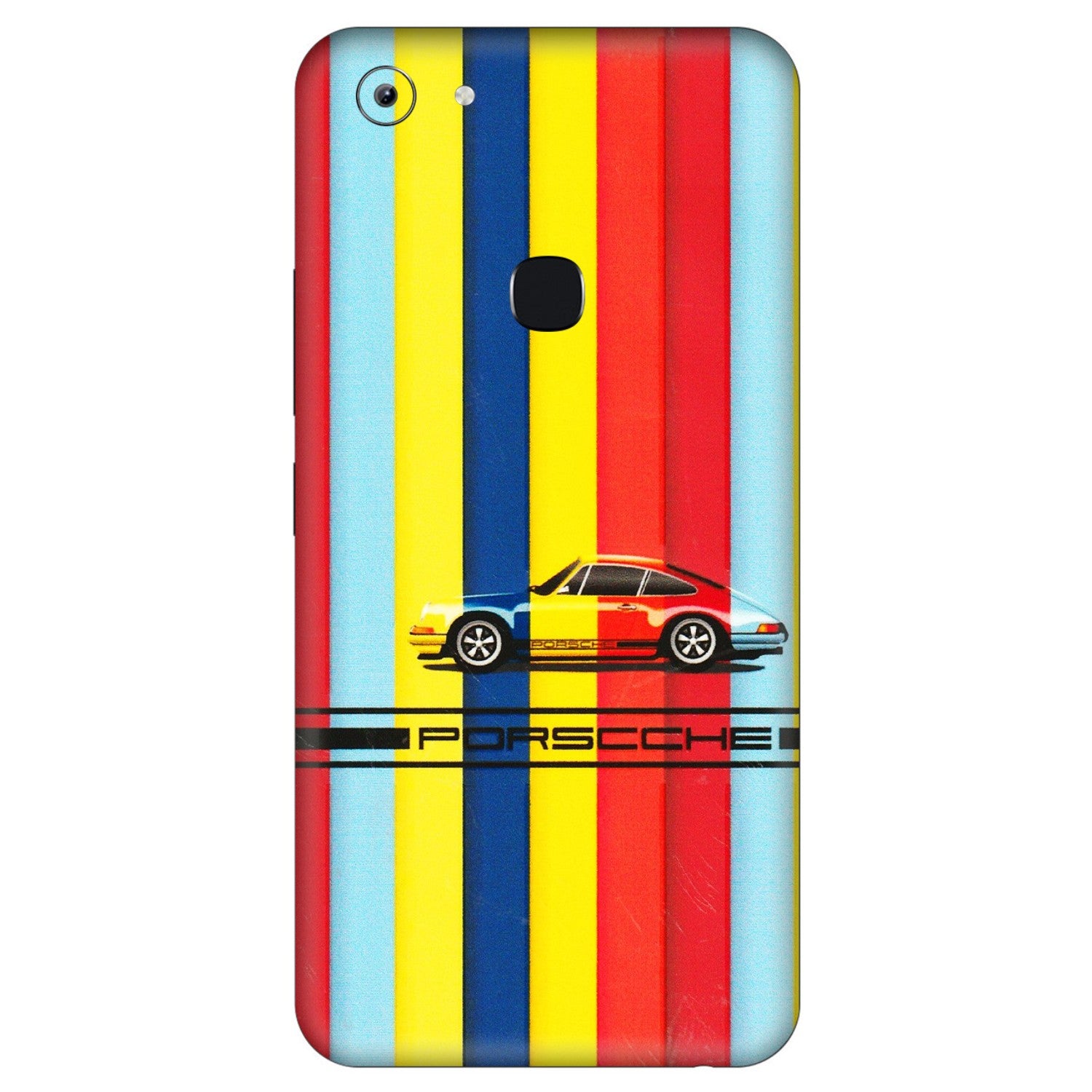 VIVO Y Series Phone Skins (All Models) - Multicolour Porche - 3D Embossed Finish (L-39) Vivo Y83