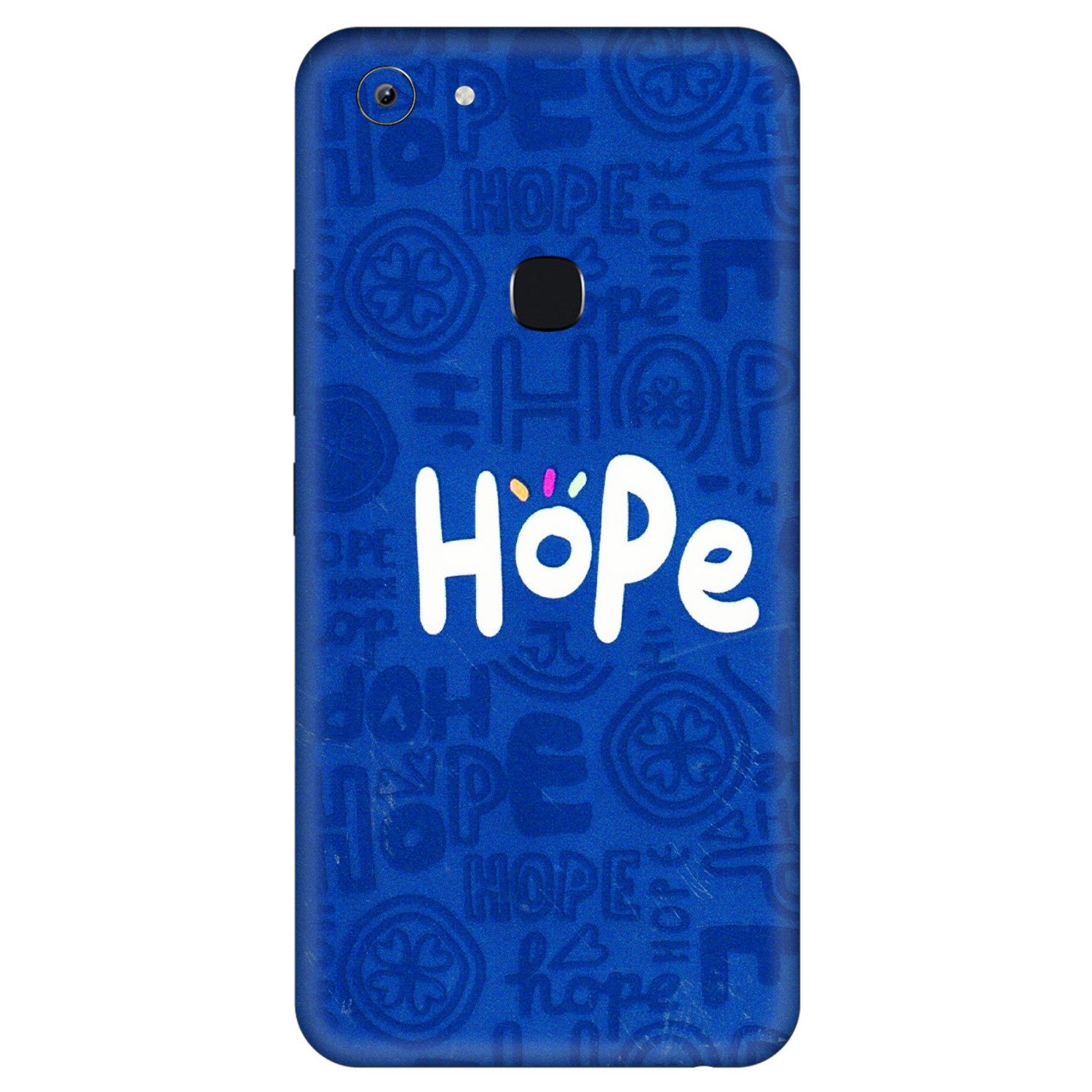 VIVO Y Series Phone Skins (All Models) - Hope Doodles Blue - 3D Embossed Finish (L-43) Vivo Y83