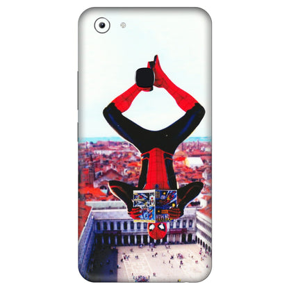 VIVO Y Series Phone Skins (All Models) - Spiderman Hanging - 3D Embossed Finish (L-53) Vivo Y83