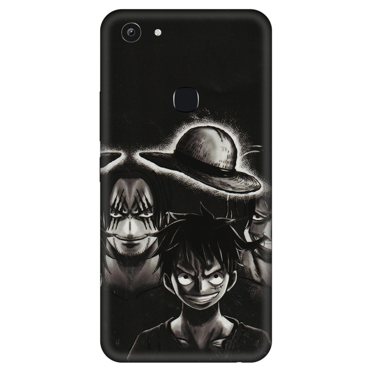 VIVO Y Series Phone Skins (All Models) - Black Luffy Hat - 3D Embossed Finish (L-57) Vivo Y83