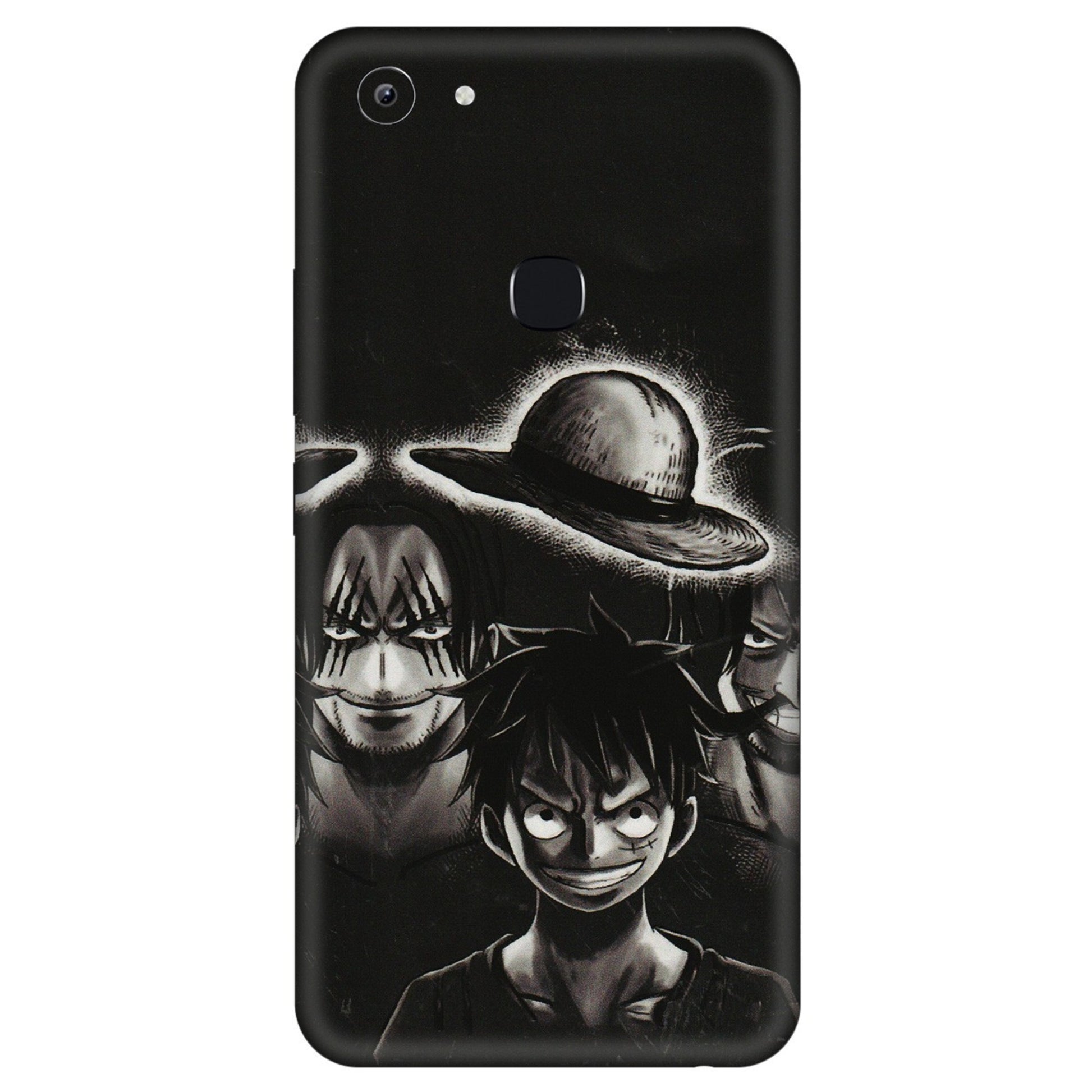 VIVO Y Series Phone Skins (All Models) - Black Luffy Hat - 3D Embossed Finish (L-57) Vivo Y83