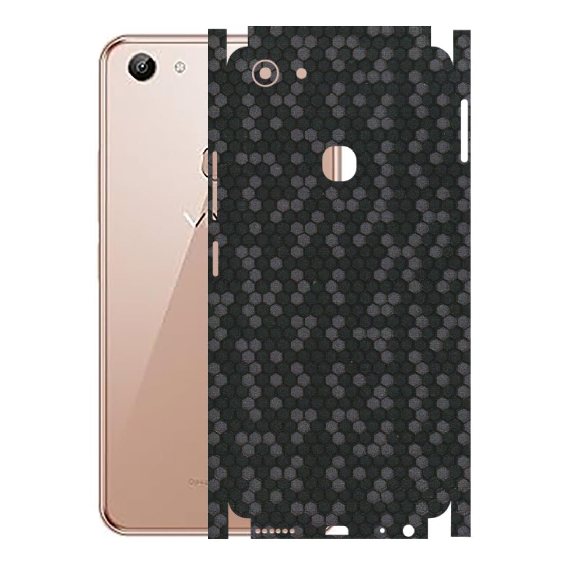 VIVO Y Series Phone Skins (All Models) - Black Grey Honeycomb Sober - 3D Embossed Finish (L-85) Vivo Y83