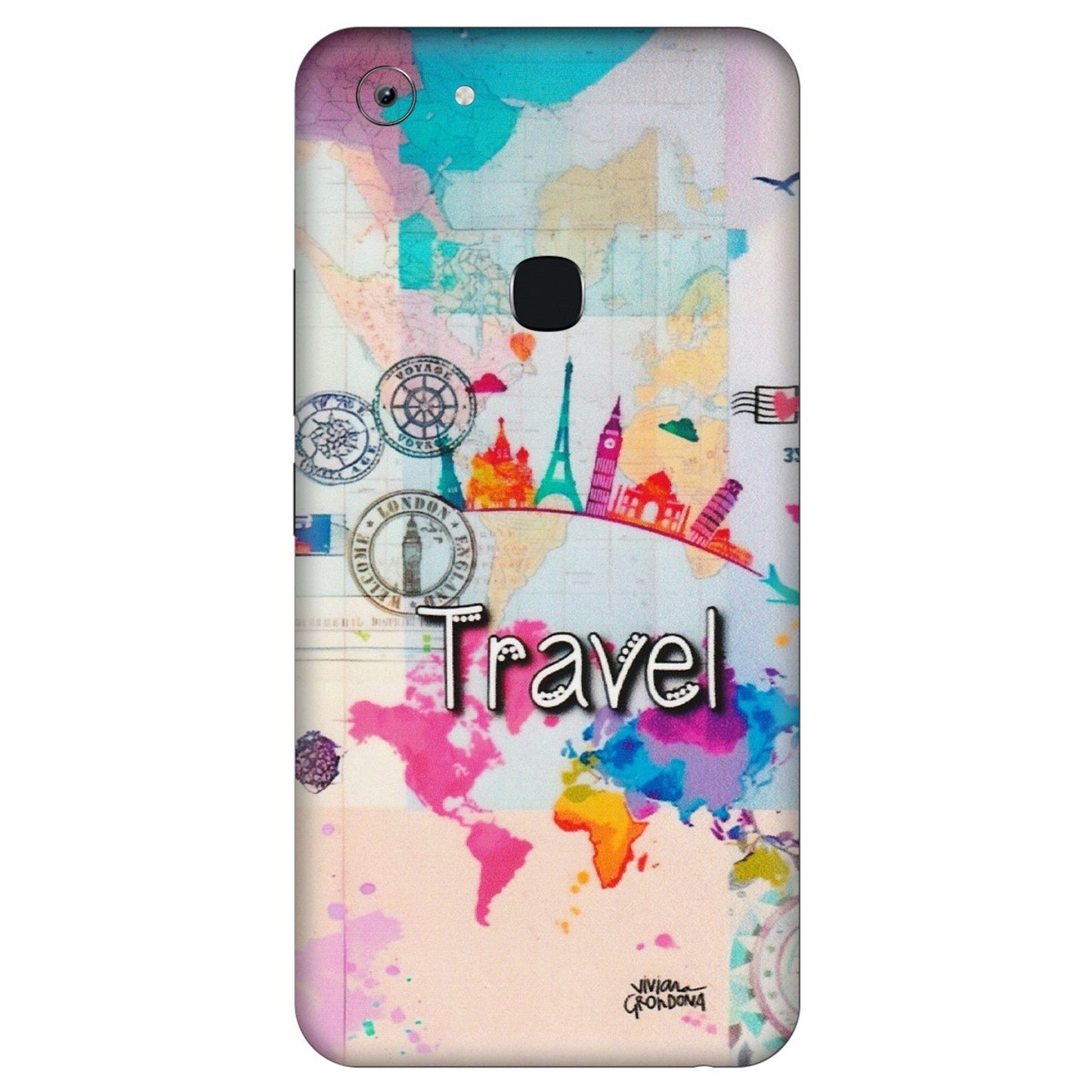 VIVO Y Series Phone Skins (All Models) - Travel The Wonders - Matte Finish (M-108) Vivo Y83